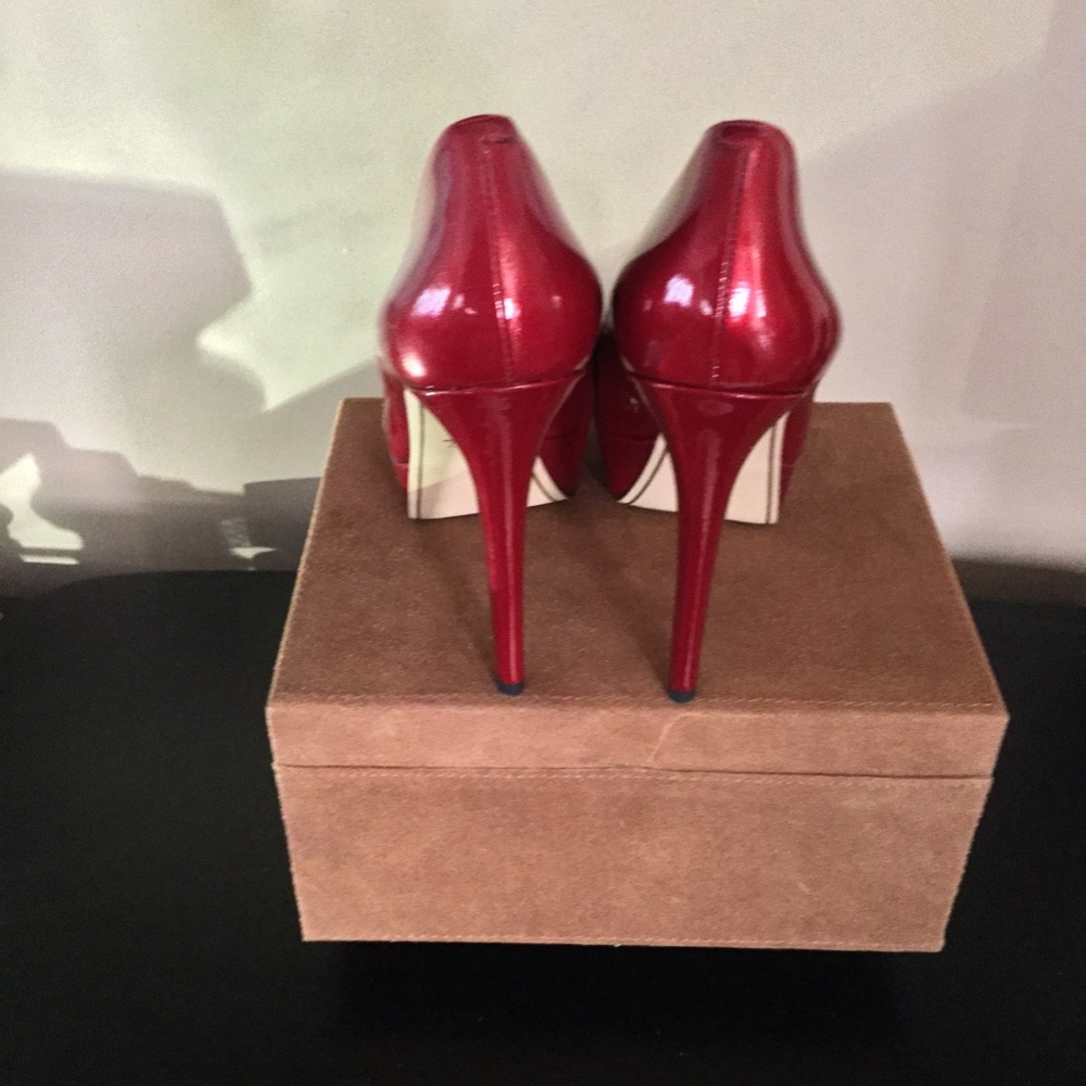 Red Platform Heels - image 2